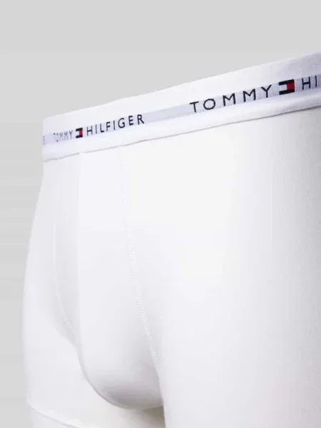 Tommy Hilfiger Obcisłe bokserki pakowane po 3 szt. Mężczyźni jednolity S/M biały