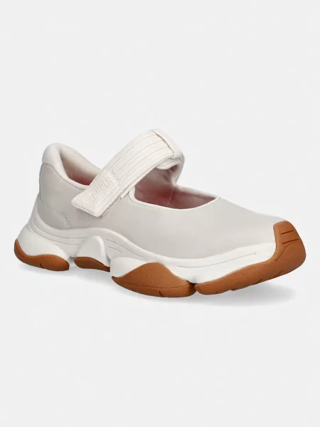 Usnjene balerinke Camper Karst 2 siva