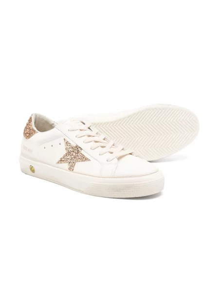 Sneakersy dziecięce Golden Goose May białe