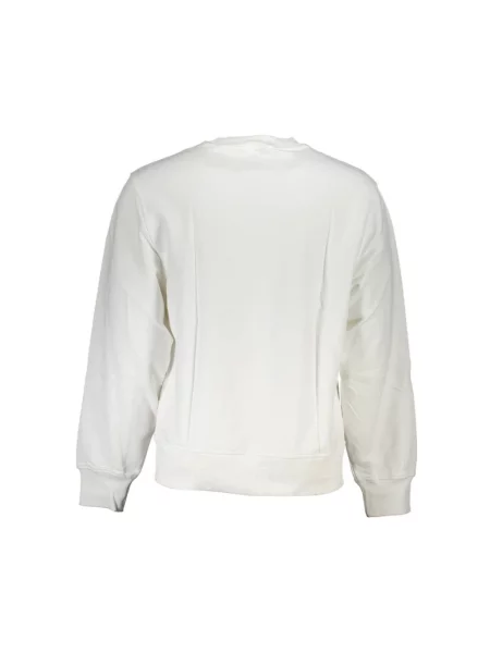Bluza Calvin Klein z długim rękawem biała