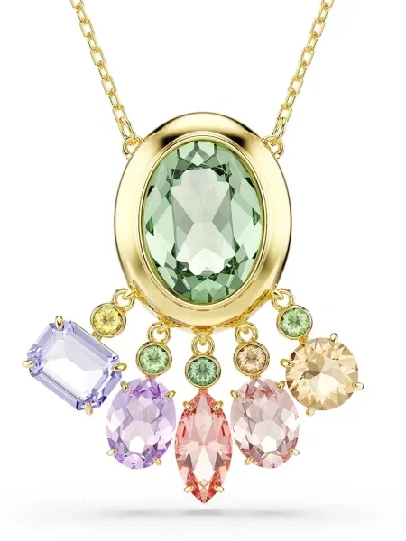 Ogrlica Swarovski GEMA zlatna