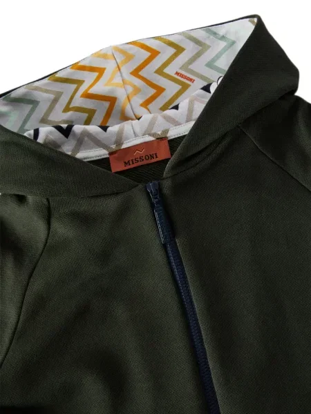 Bluza z kapturem dziecięca Missoni zielona