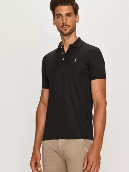 Polo majica Polo Ralph Lauren s kratkimi rokavi črna