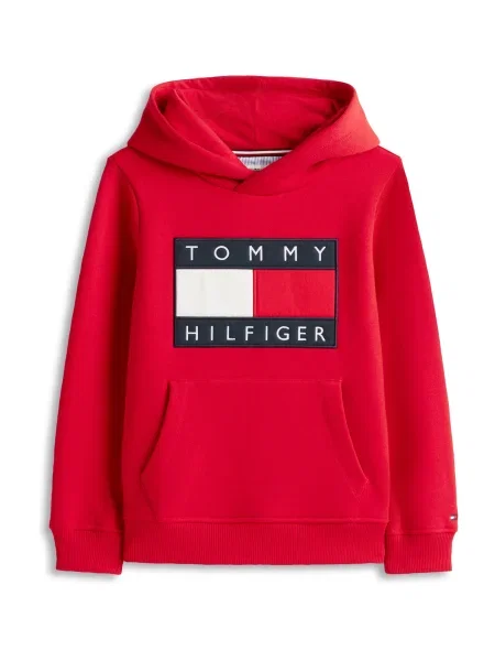 TOMMY HILFIGER Tréning póló Heritage tengerészkék / piros fehér