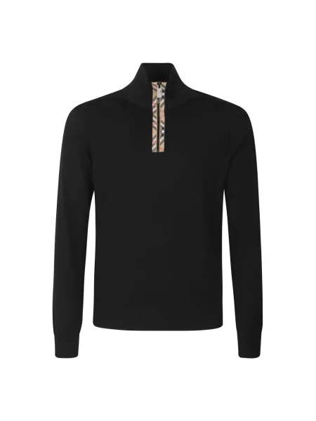Sweter z golfem Burberry czarny