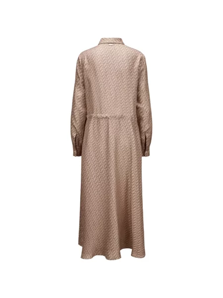 Rochie tip cămașă Herno de mătase cu imagine
