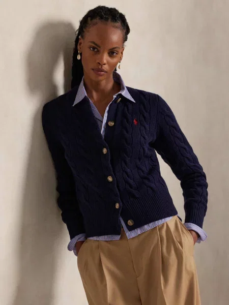 POLO RALPH LAUREN De lână cardigan cu adaos de cașmir