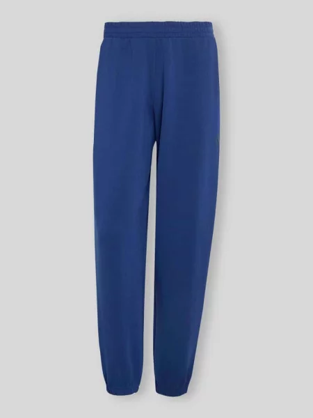 Spodnie dresowe o kroju regular fit z dodatkiem modalu Adidas Sportswear granatowe