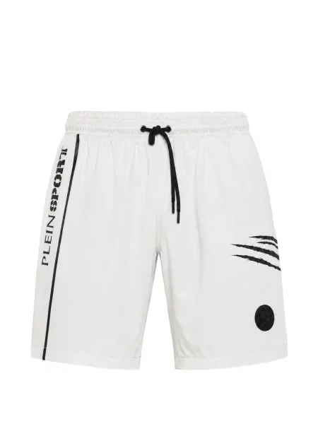 Slip de baie Plein Sport cu imagine gri