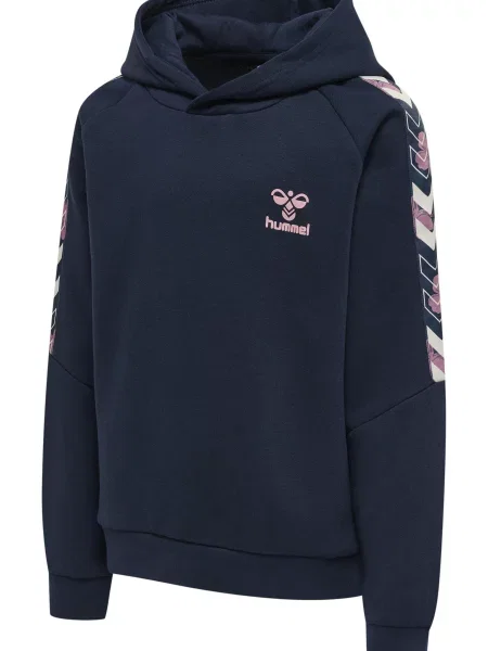 Dziecięca bluza z kapturem Hummel Zoe niebieska