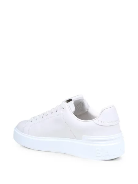 Sneakerși Balmain cu autograf alb