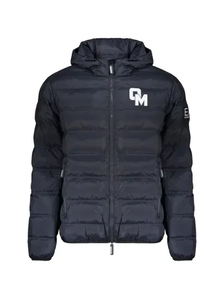 Μπουφάν Ea7 Emporio Armani με κουκούλα μπλε