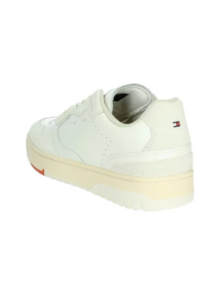 Boty Tommy Hilfiger Basket Better Mix Lth ivory petal béžové