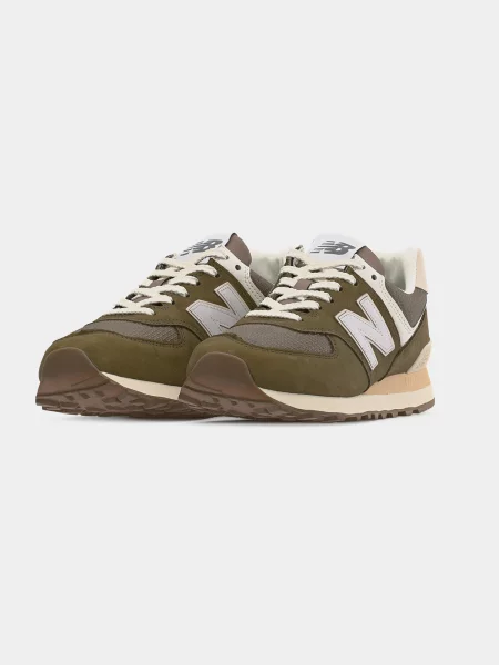 Sneakerși New Balance 574 alb
