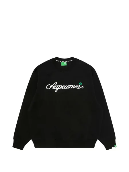 Hanorac Aape By A Bathing Ape cu broderie negru