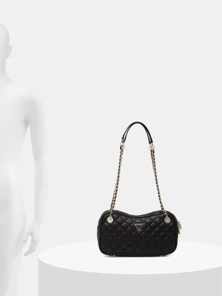 Кожаная сумка-багет Guess