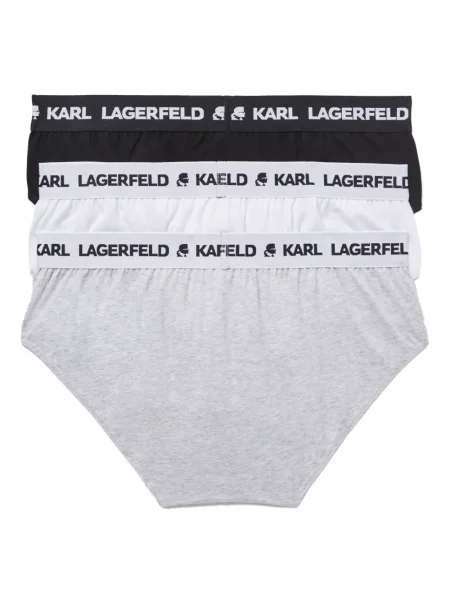 Бикини Karl Lagerfeld с автограф черно