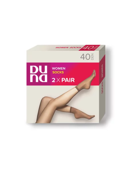 Шкарпетки 40 DEN поліамідні набір із пар DUNA