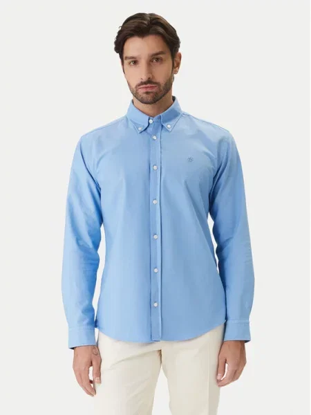 BOSS Cămașă H-Roan celest albastru