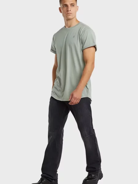 Футболка G-star Raw м'ятного кольору