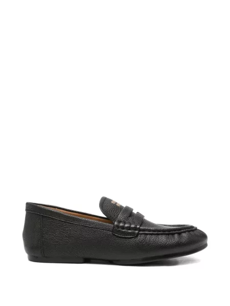 Pantofi loafer Sergio Moretti Firenze cu autograf negru