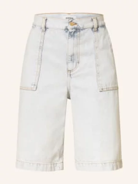Sandro Dżinsowe Bermudy blau niebieskie