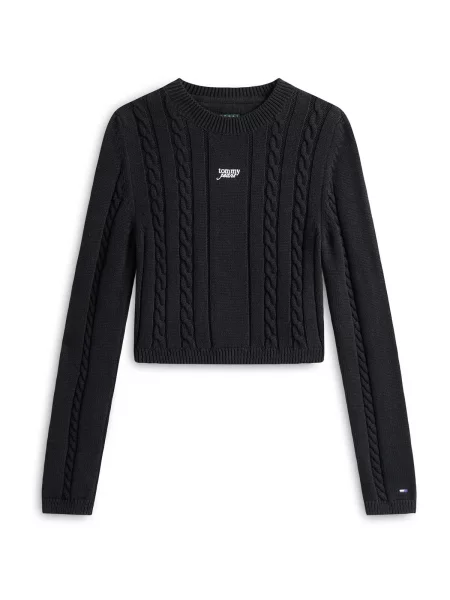 Pulover Tommy Jeans negru