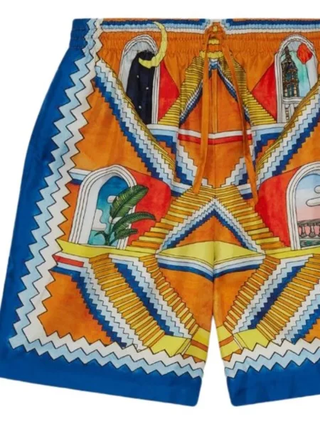 Šilkinės šortai Casablanca mėlyna