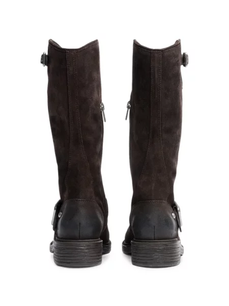Botine Ash cu cataramă maro