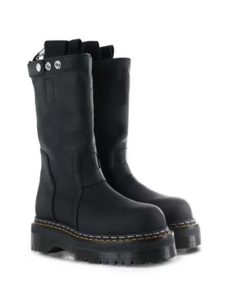Botine Rick Owens cu platformă negru