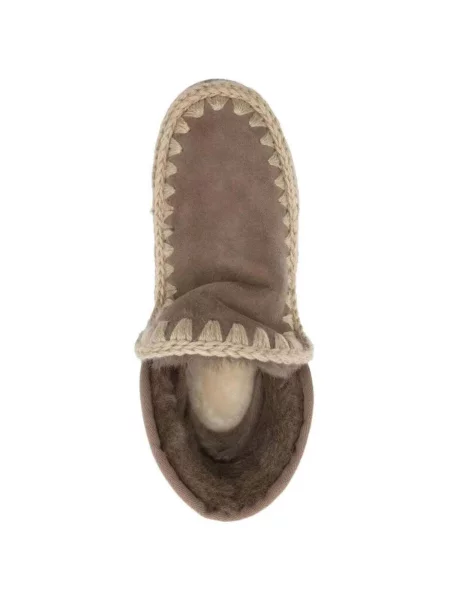 Pantofi Mou din piele de oaie bej