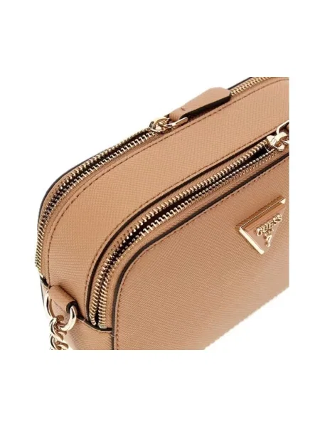 Crossbody kabelka Guess hnedá