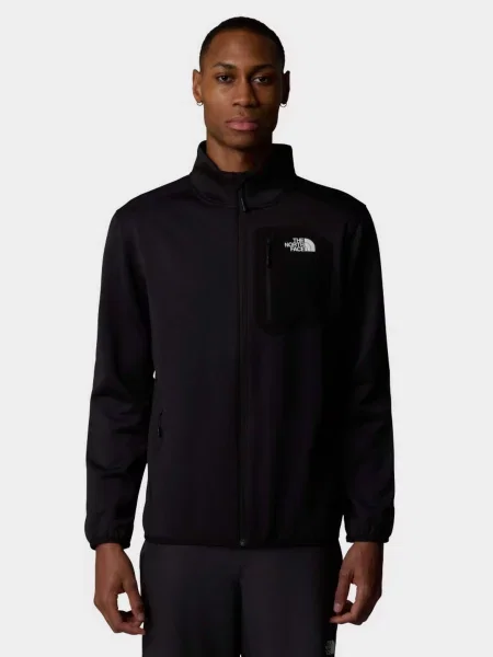 Кофта The North Face нейлон/еластан чорний