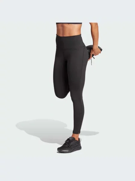Переработанный леггинсы Adidas черные