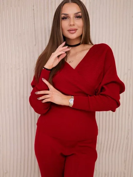 Sweter Kesi czerwony