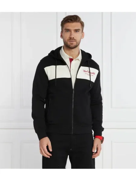 Karl Lagerfeld Hanorac SWEAT HOODY negru