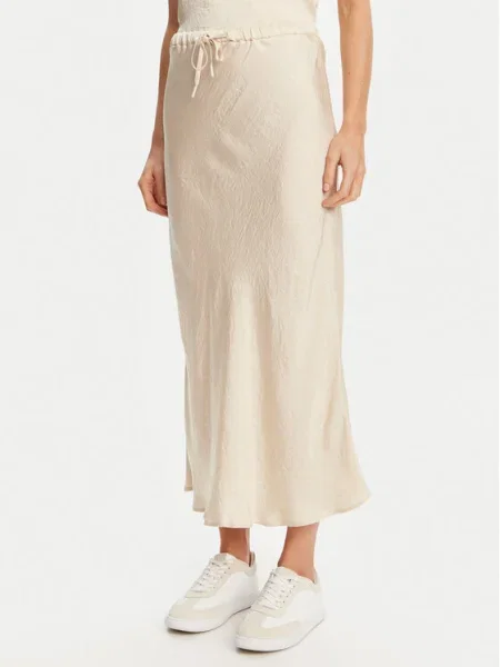 Marella Fustă midi No Écru bej