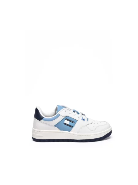 Sneakersy Tommy Jeans skórzane białe