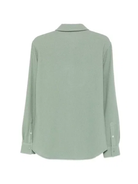 Cămașă God's True Cashmere din cașmir verde