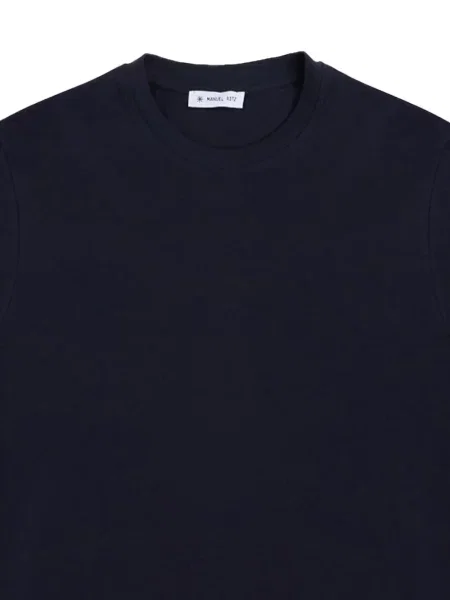 Tricou Manuel Ritz cu broderie albastru