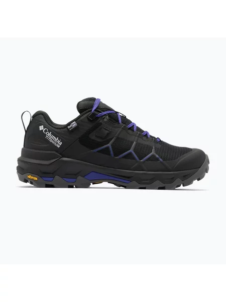 Încălțăminte de trekking pentru femei Columbia Peakfreak Titanum Outdry black/purple quartz negru