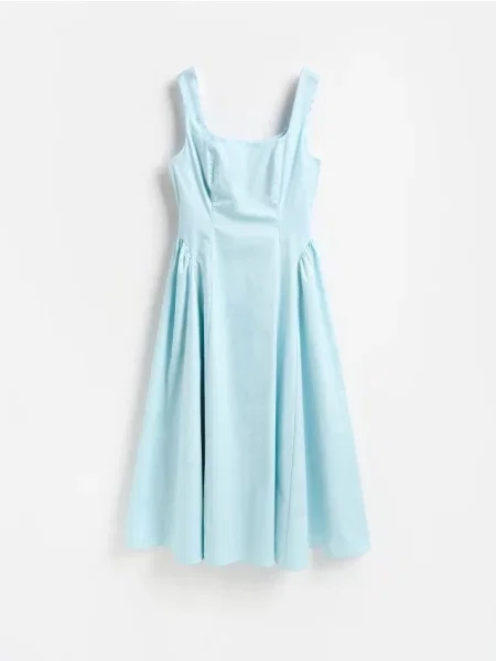 Reserved Rochie midi din albastru-deschis albastru