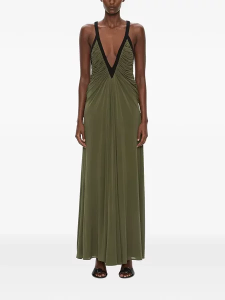 Rochie maxi Christopher Esber verde