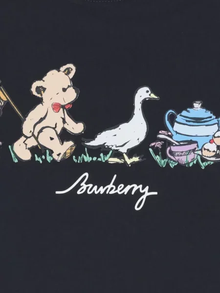 Koszulka dziecięca Burberry niebieska