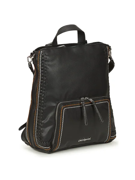 Desigual rucsac TRAMA PRETORIA femei mic neted negru
