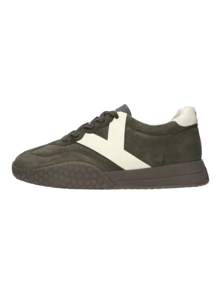 Sneakersy Kehnoo skórzane zielone