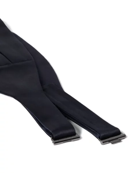Curea Brunello Cucinelli din satin albastru