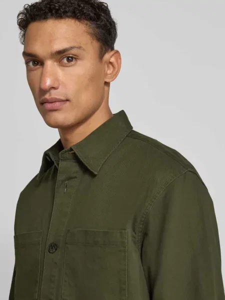 Kurtka koszulowa o kroju regular fit z czystej bawełny model ‘TRAVIS’ Selected Homme