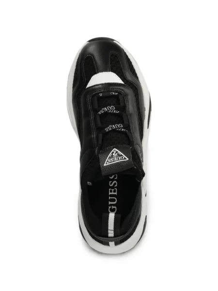 Sneakerși Guess cu imagine chunky negru