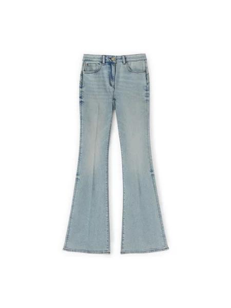 Dżinsy z wysokim stanem Motivi z wysoką talią niebieski